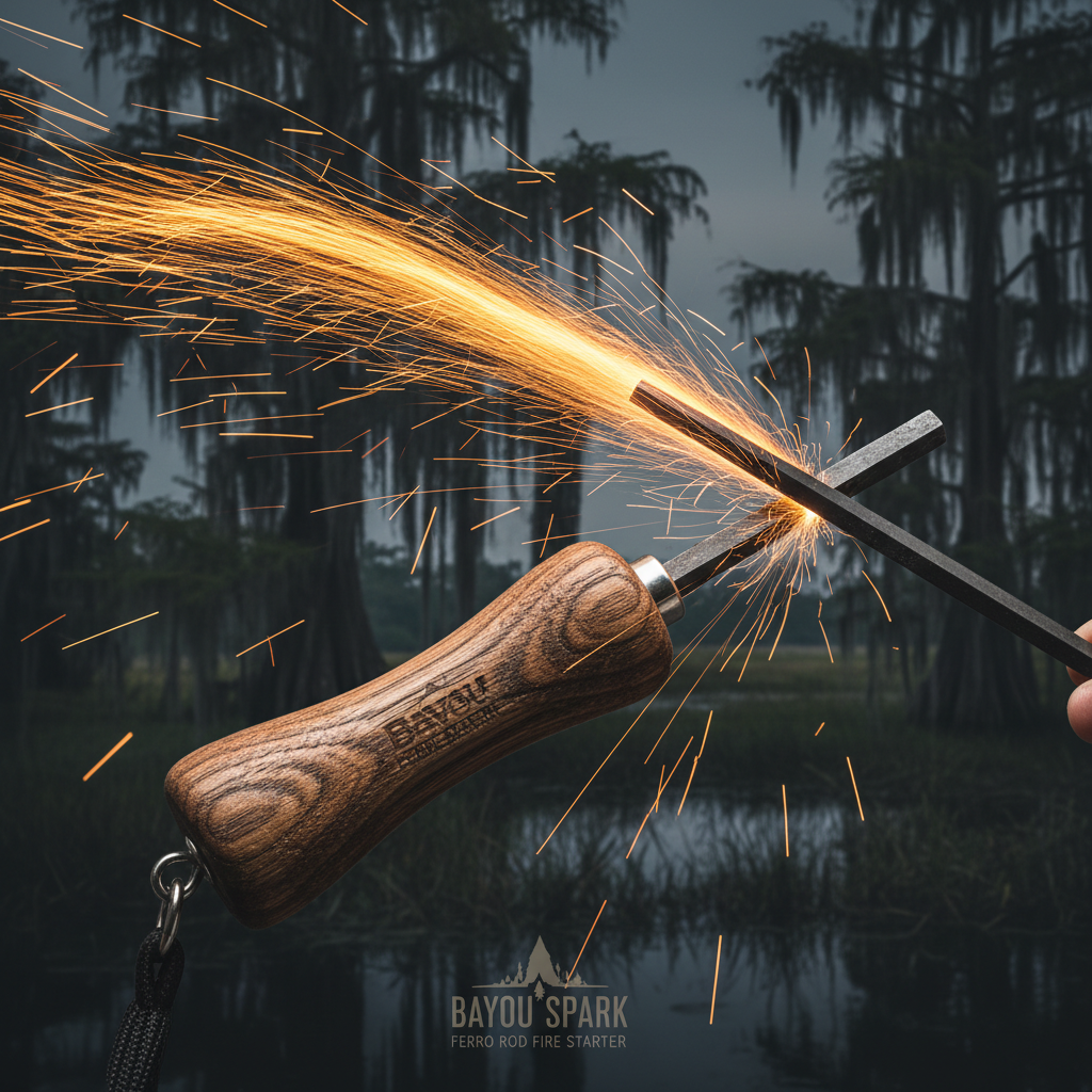 Bayou Spark Ferro Rod Fire Starter